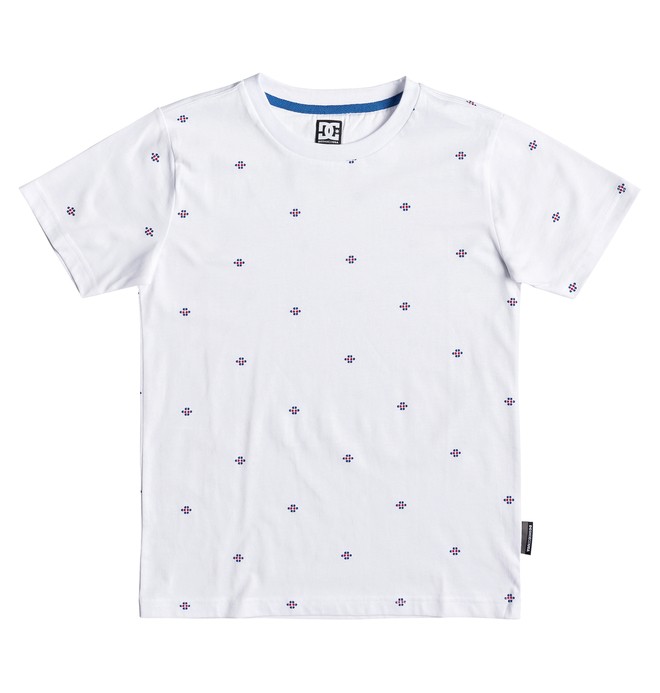 dcshoes, Cresdee - Camiseta para Chicos 8-16, SNOW WHITE (wbb0) 0 Cresdee - Camiseta para Chicos 8-16 Blanco EDBKT03109 DC Shoes