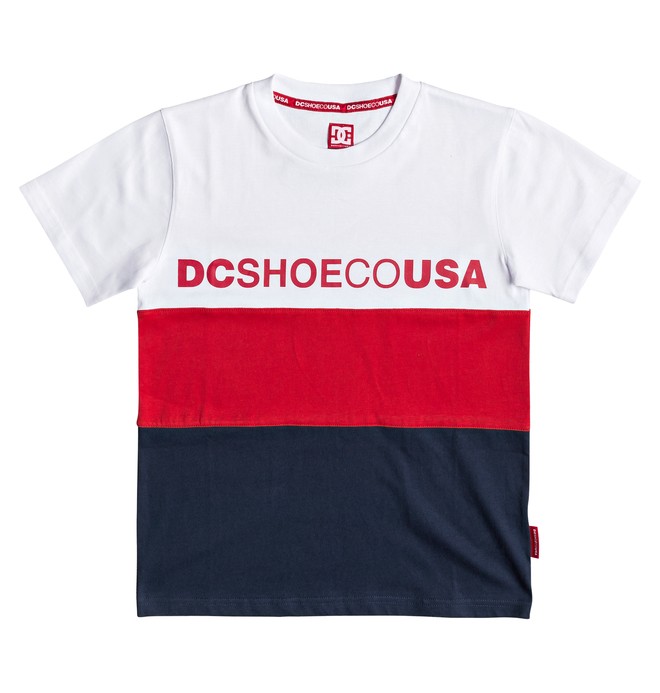 dcshoes, Glenferrie - Camiseta para Chicos 8-16, SNOW WHITE (wbb0) 0 Glenferrie - Camiseta para Chicos 8-16 Blanco EDBKT03117 DC Shoes