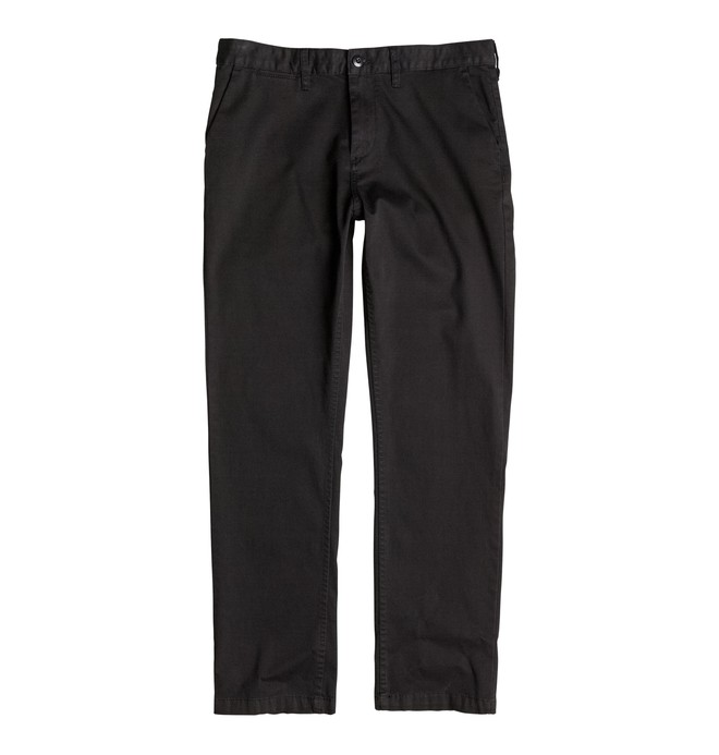 dcshoes, Kid's Worker Straight Chinos, BLACK (kvj0) 0 Kid's Worker Straight Chinos Black EDBNP03006 DC Shoes