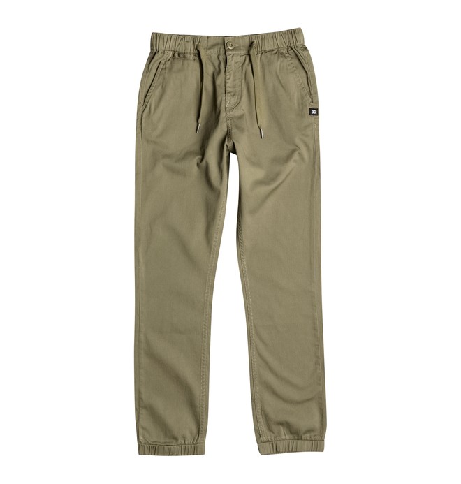 dcshoes, Greystoke - Straight Fit Trousers, DUSKY GREEN (tpd0) 0 Greystoke - Straight Fit Trousers Beige EDBNP03009 DC Shoes