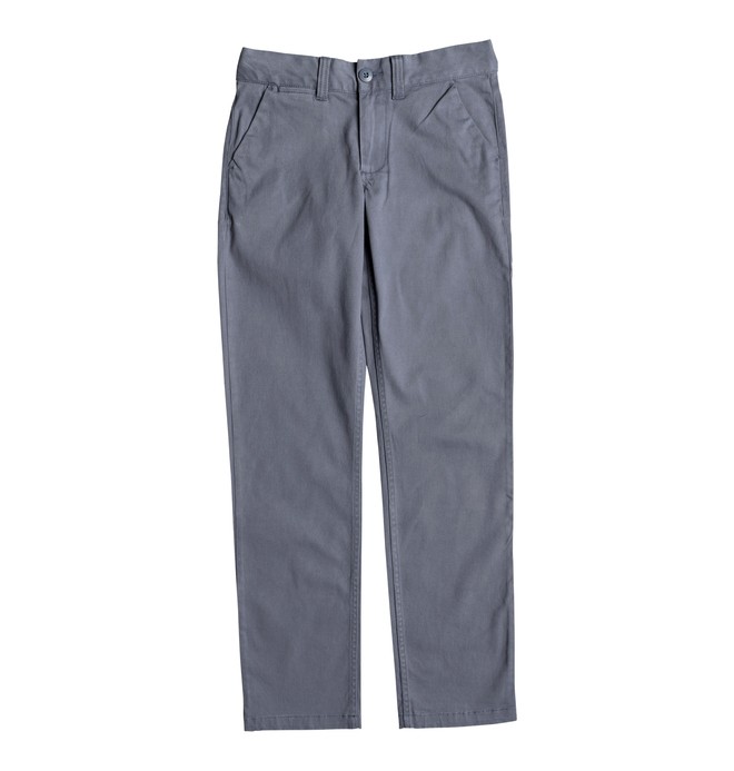 dcshoes, Worker - Chinos for Boys 8-16, BLUE MIRAGE (bmk0) 0 Worker - Chinos for Boys 8-16 Blue EDBNP03019 DC Shoes