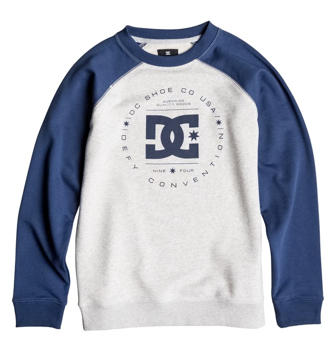 dcshoes, Rebuilt - Sweatshirt for Boys 8-16, VINTAGE INDIGO (bpy0) 0 Rebuilt - Sweatshirt for Boys 8-16 EDBSF03057 DC Shoes
