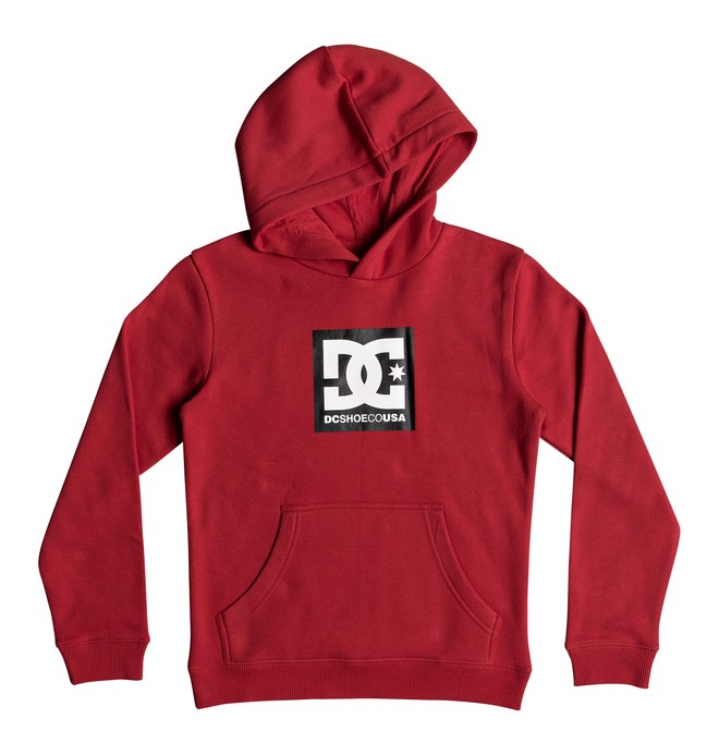 dcshoes, Boy's 8-16 Square Star Hoodie, TANGO RED (rrh0) 0 Boy's 8-16 Square Star Hoodie Red EDBSF03090 DC Shoes