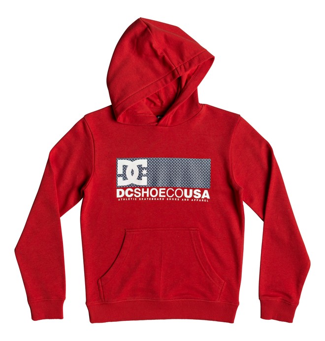dcshoes, Pill Yard - Sudadera con Capucha para Chicos 8-16, RACING RED (rqr0) 0 Pill Yard - Sudadera con Capucha para Chicos 8-16 Rojo EDBSF03100 DC Shoes