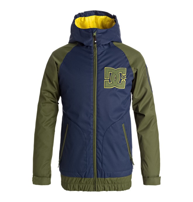 dcshoes, Troop - Snow Jacket for Boys 8-16, INSIGNIA BLUE (bsn0) 0 Troop - Snow Jacket for Boys 8-16 Blue EDBTJ03019 DC Shoes