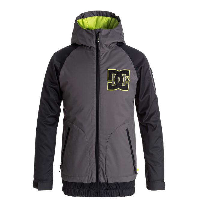 dcshoes, Troop - Snow Jacke für Jungen 8-16, DARK SHADOW (krp0) 0 Troop - Snow Jacke für Jungen 8-16 Schwarz EDBTJ03019 DC Shoes