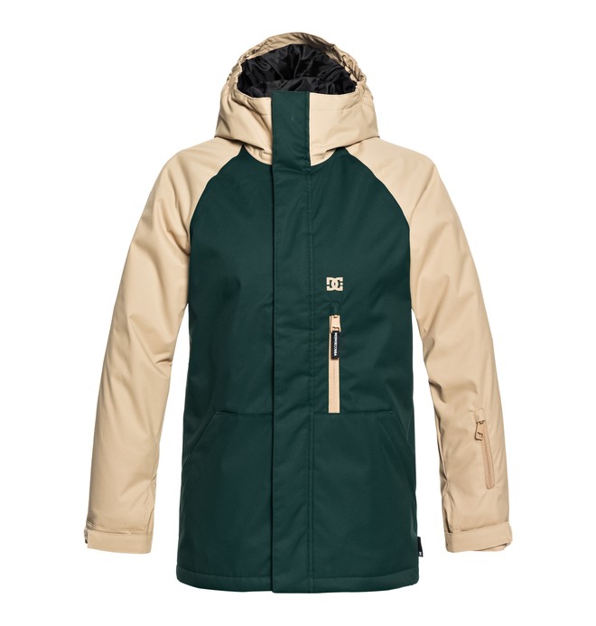 dcshoes, Boy's 8-16 Ripley Snow Jacket, PINE GROVE (gzf0) 0 Boy's 8-16 Ripley Snow Jacket Green EDBTJ03024 DC Shoes