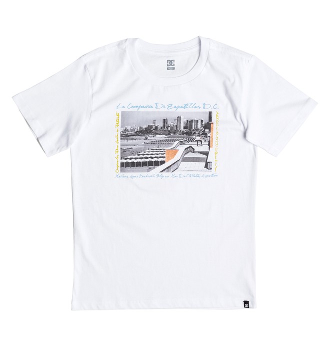 dcshoes, Madars Argentina - T-Shirt, SNOW WHITE (wbb0) 0 Madars Argentina - T-Shirt White EDBZT03214 DC Shoes