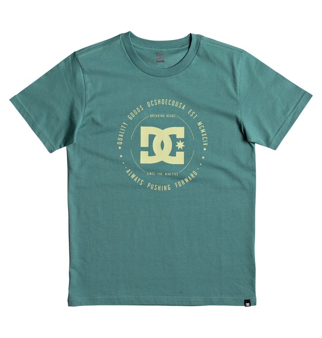 dcshoes, Rebuilt - T-Shirt, DEEP SEA/ SNAPDRAGON (xggy) 0 Rebuilt - T-Shirt Green EDBZT03228 DC Shoes