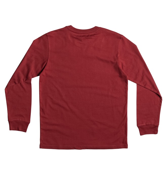 DC Boys Star L//S T-Shirt In Rio Red DC Boys Skate Brand T-ShirtNEW DC Boys