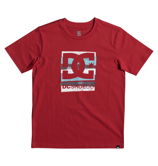 dcshoes, Rusted Panel - T-Shirt, TANGO RED (rrh0) 0 Rusted Panel - T-Shirt Red EDBZT03258 DC Shoes