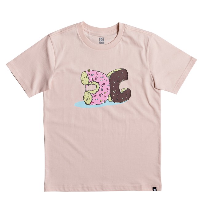 dcshoes, Donut Crush - T-Shirt, ENGLISH ROSE (mdj0) 0 Donut Crush - T-Shirt Pink EDBZT03262 DC Shoes