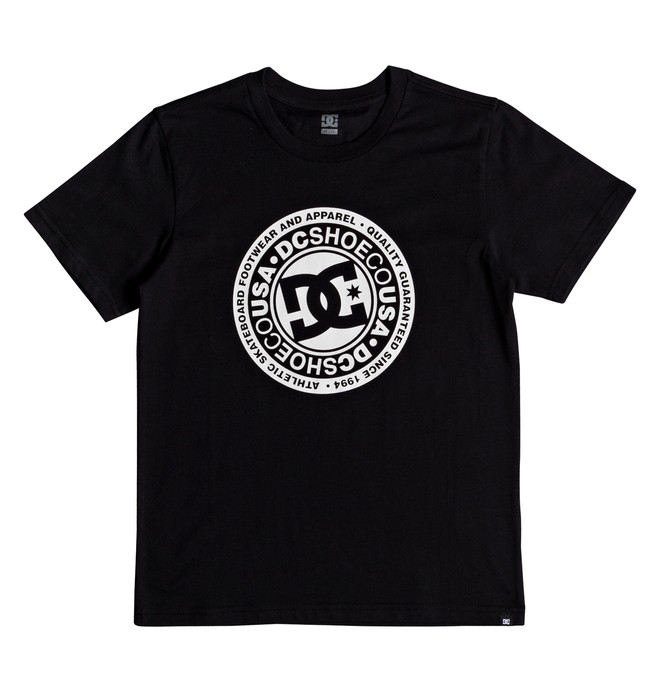 dcshoes, Boy's 8-16 Circle Star Tee, BLACK (kvj0) 0 Boy's 8-16 Circle Star Tee Black EDBZT03280 DC Shoes