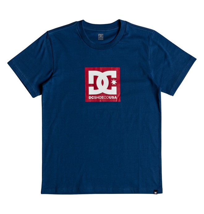 dcshoes, Boy's 8-16 Square Star Tee, SODALITE BLUE (byb0) 0 Boy's 8-16 Square Star Tee Blue EDBZT03281 DC Shoes