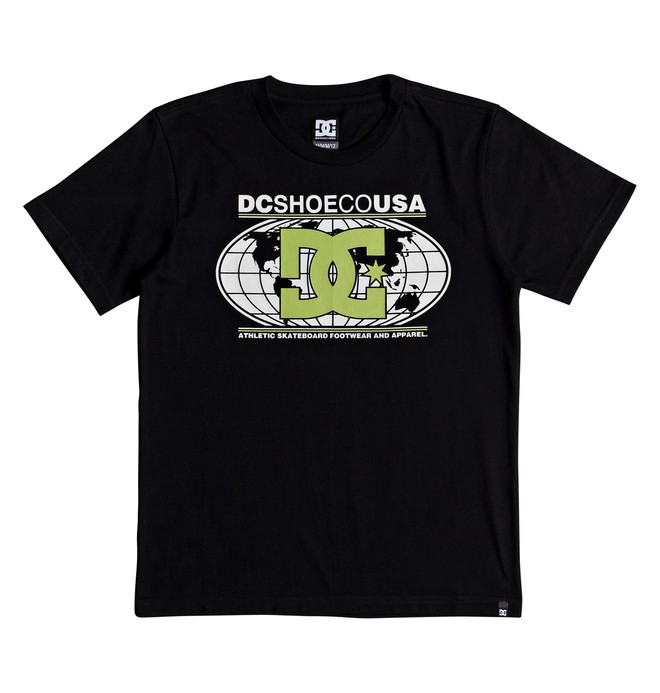 dcshoes, DC Global - T-shirt col rond pour Garçon 8-16 ans, BLACK (kvj0) 0 DC Global - T-shirt col rond pour Garçon 8-16 ans Noir EDBZT03288 DC Shoes