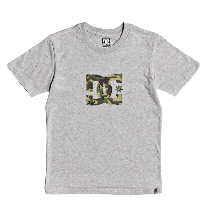 dcshoes, Star Tee, GREY HEATHER/CAMO (xssc) 0 Star Tee Grey EDBZT03313 DC Shoes