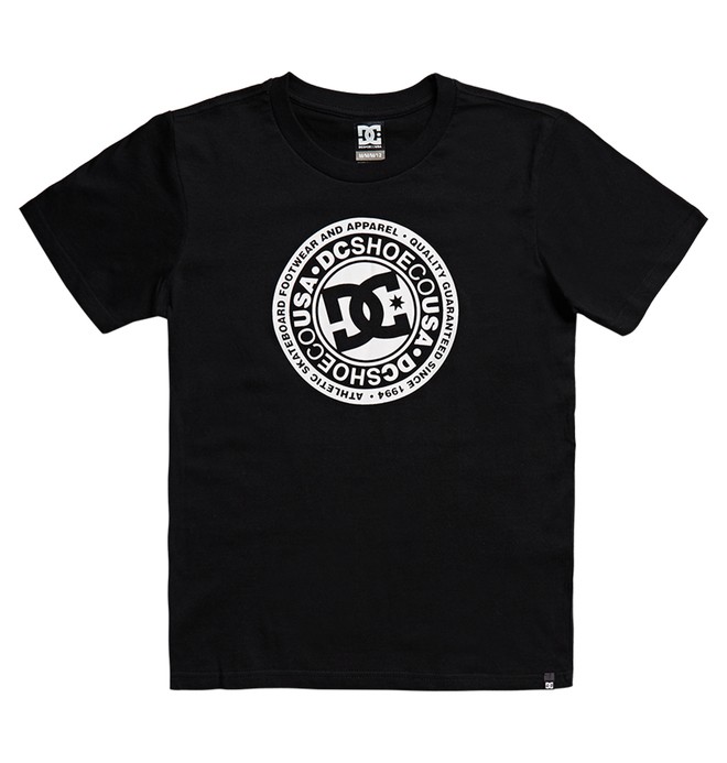 dcshoes, Circle Star Tee, BLACK/WHITE (xbbw) 0 Circle Star Tee EDBZT03314 DC Shoes