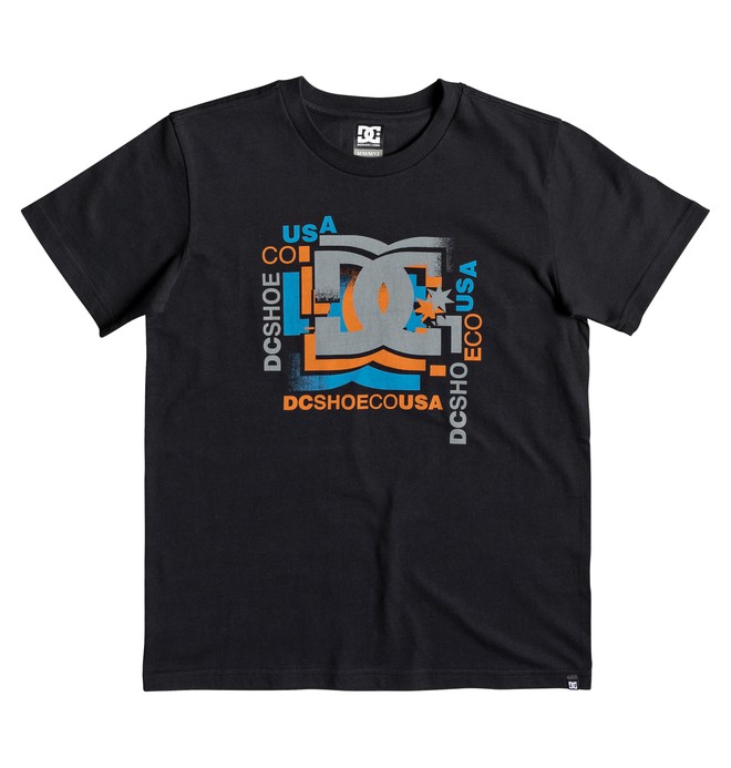 dcshoes, Scatter - Camiseta para Chicos 8-16, BLACK (kvj0) 0 Scatter - Camiseta para Chicos 8-16 Negro EDBZT03319 DC Shoes