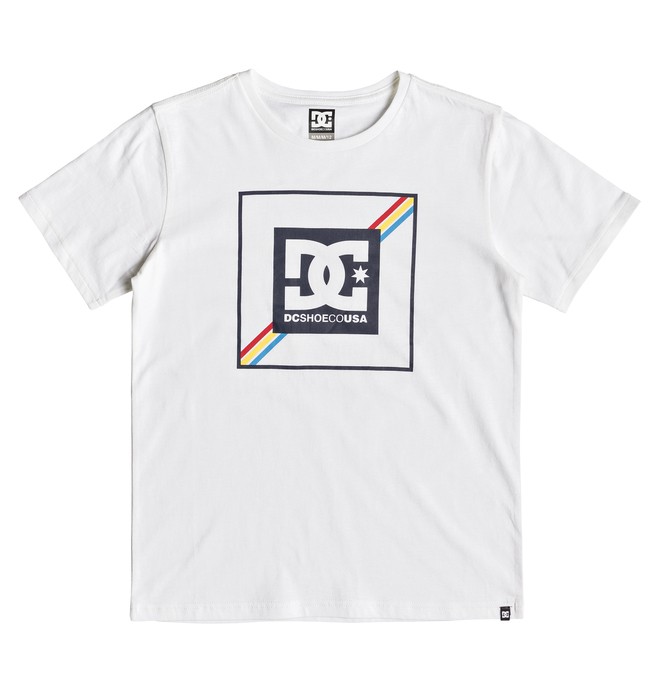 dcshoes, Prism - Camiseta para Chicos 8-16, SNOW WHITE (wbb0) 0 Prism - Camiseta para Chicos 8-16 Blanco EDBZT03322 DC Shoes