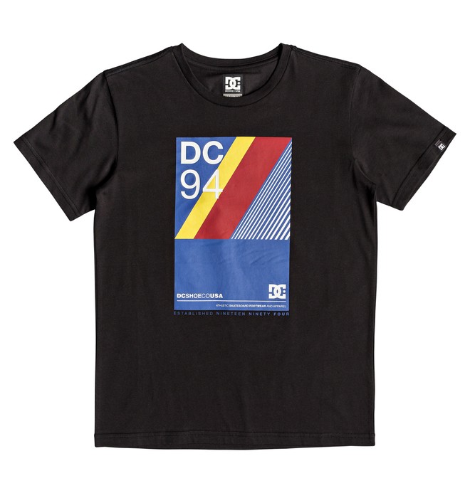 dcshoes, Tracked - Camiseta para Chicos 8-16, BLACK (kvj0) 0 Tracked - Camiseta para Chicos 8-16 Negro EDBZT03323 DC Shoes