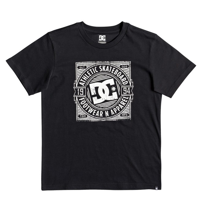 dcshoes, Spot Rusher - Camiseta para Chicos 8-16, BLACK (kvj0) 0 Spot Rusher - Camiseta para Chicos 8-16 Negro EDBZT03325 DC Shoes
