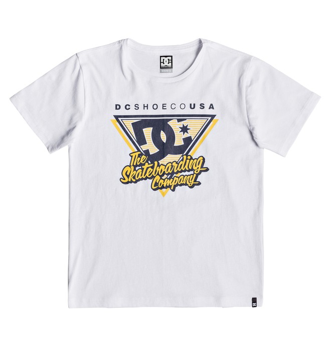 dcshoes, Deck 94 - Camiseta para Chicos 8-16, SNOW WHITE (wbb0) 0 Deck 94 - Camiseta para Chicos 8-16 Blanco EDBZT03326 DC Shoes