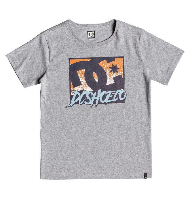 dcshoes, Window Down - Camiseta para Chicos 8-16, GREY HEATHER (knfh) 0 Window Down - Camiseta para Chicos 8-16 Negro EDBZT03327 DC Shoes