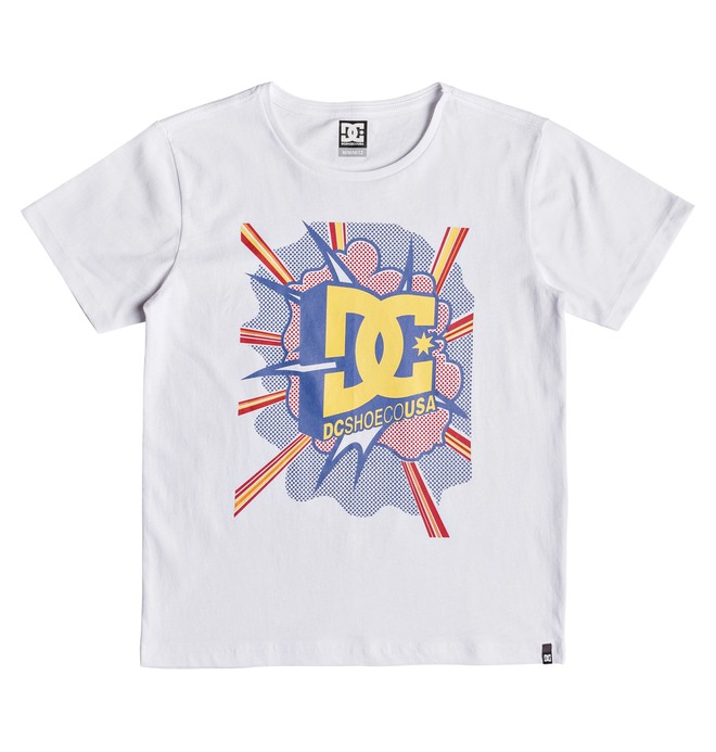 dcshoes, Blaster - Camiseta para Chicos 8-16, SNOW WHITE (wbb0) 0 Blaster - Camiseta para Chicos 8-16 Blanco EDBZT03328 DC Shoes