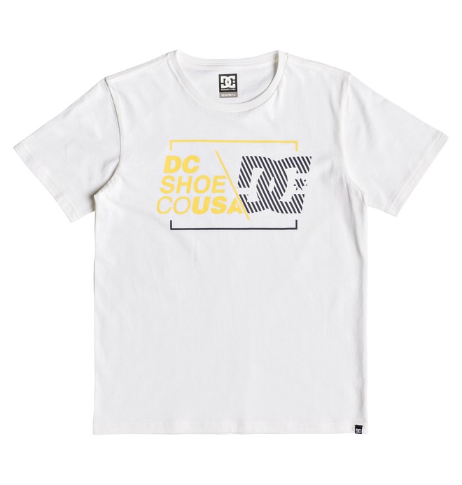 dcshoes, Ahero - Camiseta para Chicos 8-16, SNOW WHITE (wbb0) 0 Ahero - Camiseta para Chicos 8-16 Blanco EDBZT03331 DC Shoes