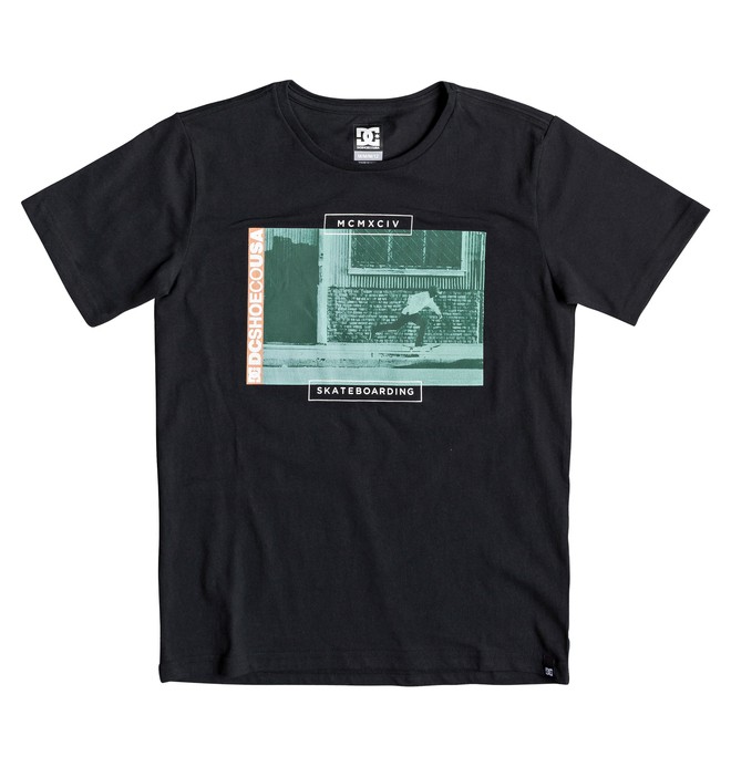 dcshoes, Tommy Push - Camiseta para Chicos 8-16, BLACK (kvj0) 0 Tommy Push - Camiseta para Chicos 8-16 Negro EDBZT03340 DC Shoes
