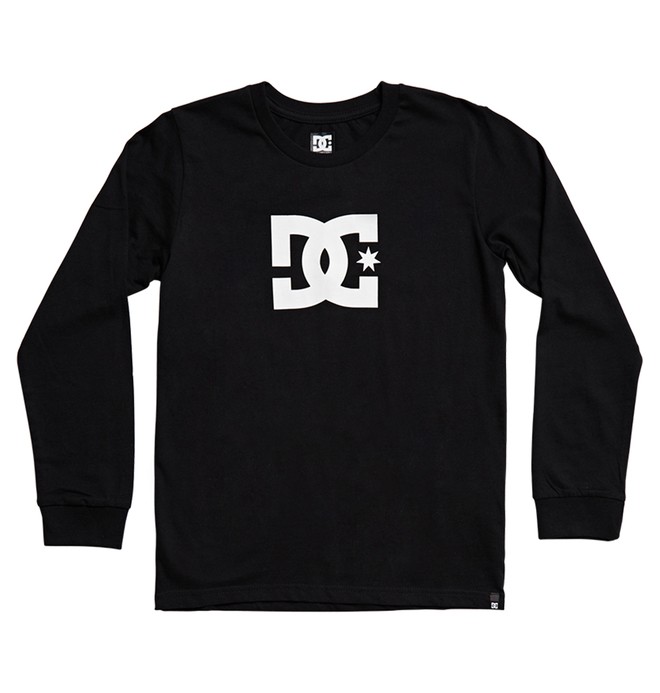 dcshoes, Star Long Sleeve Tee, BLACK/WHITE (xbbw) 0 Star Long Sleeve Tee EDBZT03359 DC Shoes