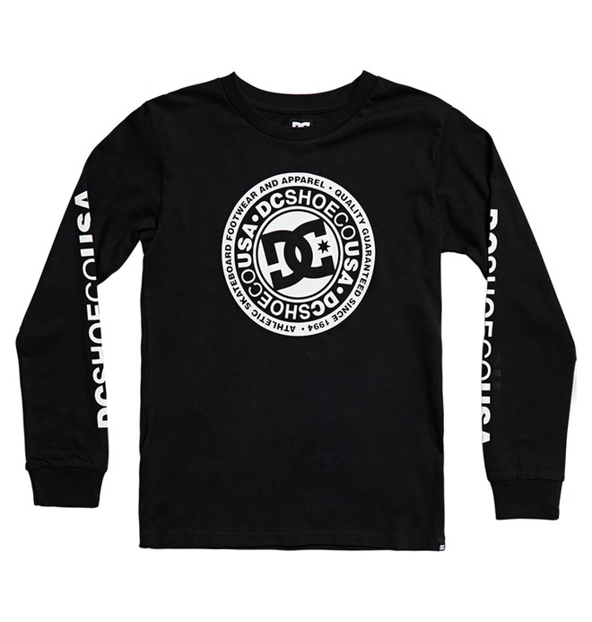 dcshoes, Circle Star Long Sleeve Tee, BLACK (kvj0) 0 Circle Star Long Sleeve Tee EDBZT03360 DC Shoes