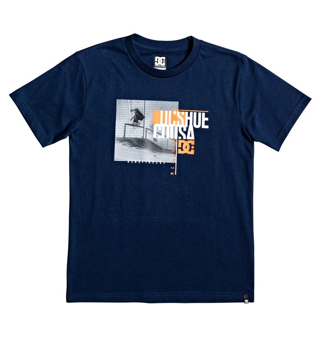 dcshoes, Tiago Court Tee, BLACK IRIS (btl0) 0 Tiago Court Tee Blue EDBZT03365 DC Shoes