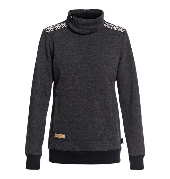 dcshoes, Veneer - Sudadera de cuello vuelto técnica para Mujer, BLACK (kvj0) 0 Veneer - Sudadera de cuello vuelto técnica para Mujer Negro EDJFT03059 DC Shoes