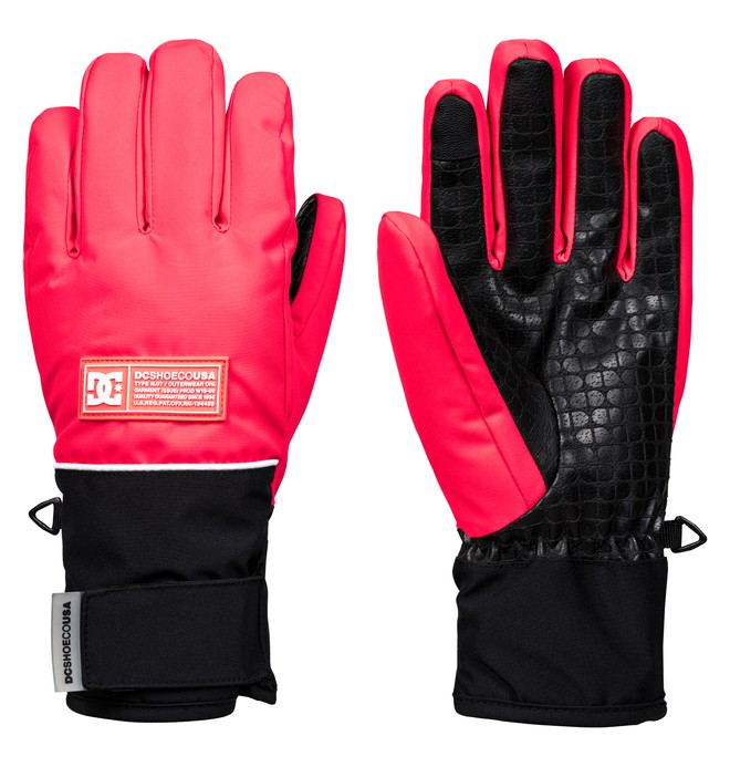 dcshoes, Franchise Snowboard/Ski Gloves, DIVA PINK (mkj0) 0 Franchise Snowboard/Ski Gloves Pink EDJHN03015 DC Shoes