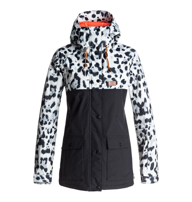 dcshoes, Cruiser - Veste de snow pour Femme, SNOW LEOPARD (wej6) 0 Cruiser - Veste de snow pour Femme Blanc EDJTJ03028 DC Shoes