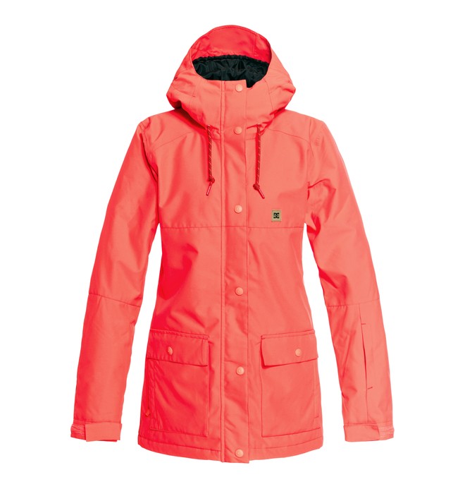 dcshoes, Cruiser - Parka de snow pour Femme, FIERY CORAL (mkz0) 0 Cruiser - Parka de snow pour Femme Rose EDJTJ03036 DC Shoes