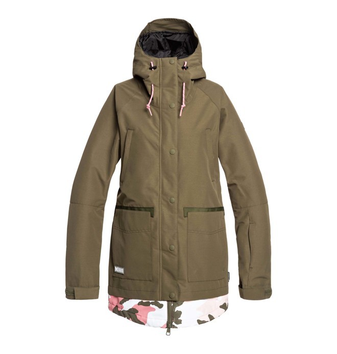 dcshoes, Riji Snow Jacket, OLIVE NIGHT (crh0) 0 Riji Snow Jacket EDJTJ03042 DC Shoes