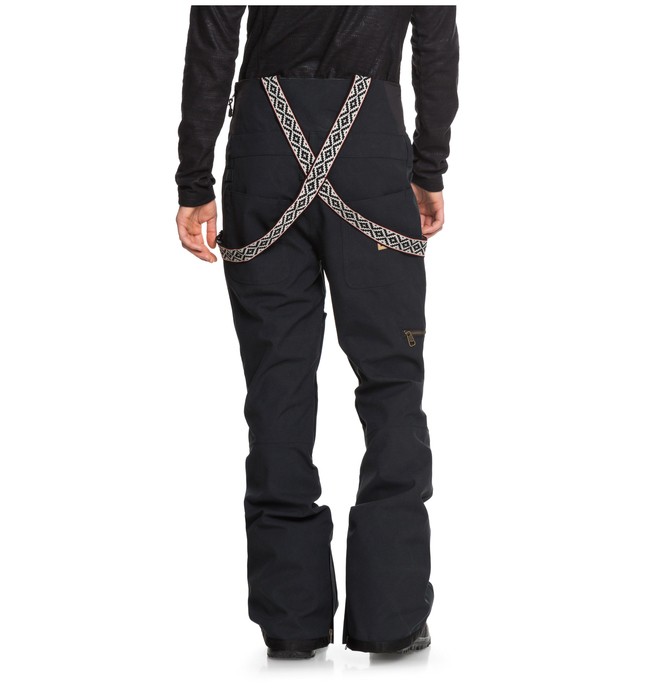 dc collective bib womens snow pant