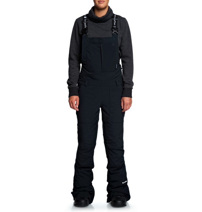 dcshoes, Collective 30K Packable Snow Bib Pants, BLACK (kvj0) 0 Collective 30K Packable Snow Bib Pants Black EDJTP03020 DC Shoes