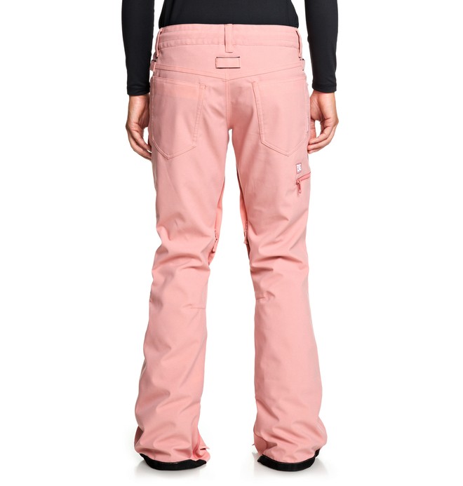 dusty rose snow pants