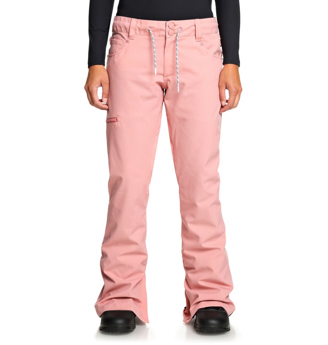 dusty rose snow pants