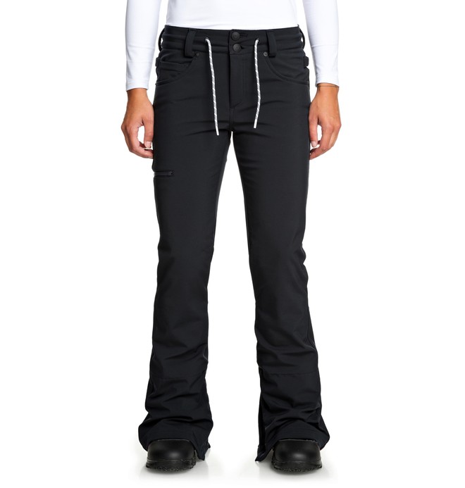 dcshoes, Viva - Softshell Snow Pants, BLACK (kvj0) 0 Viva - Softshell Snow Pants Black EDJTP03023 DC Shoes