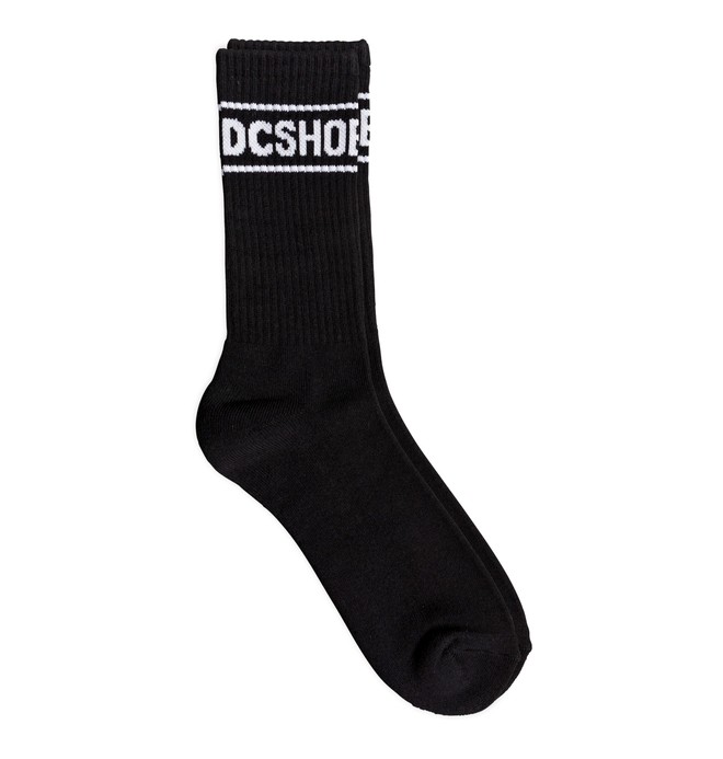 dcshoes, Sock It Crew Socks, BLACK (kvj0) 0 Sock It Crew Socks Black EDYAA03170 DC Shoes