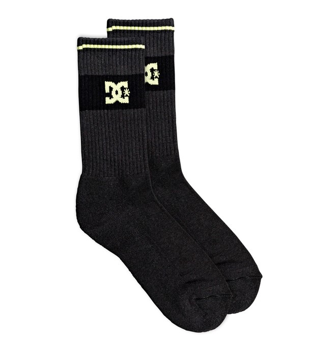 dcshoes, To Me Crew Socks, DARK OLIVE (kry0) 0 To Me Crew Socks Black EDYAA03171 DC Shoes