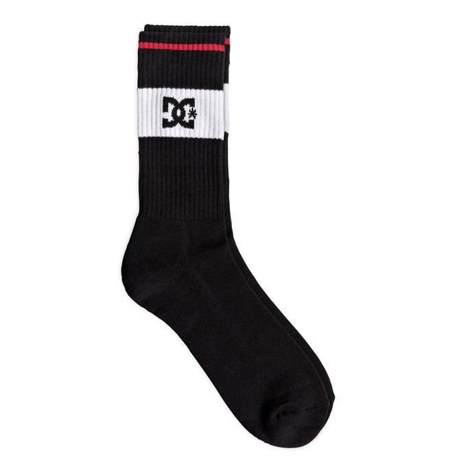dcshoes, To Me Crew Socks, BLACK (kvj0) 0 To Me Crew Socks Black EDYAA03171 DC Shoes