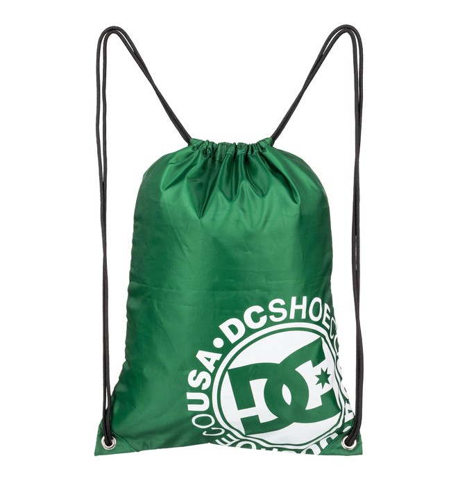 dcshoes, Cinched Drawstring Bag, AMAZON (grr0) 0 Cinched Drawstring Bag Green EDYBA03043 DC Shoes