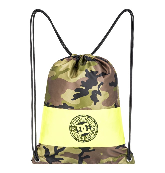 dcshoes, Cincho Drawstring Bag, CAMO (rrp6) 0 Cincho Drawstring Bag Red EDYBA03055 DC Shoes
