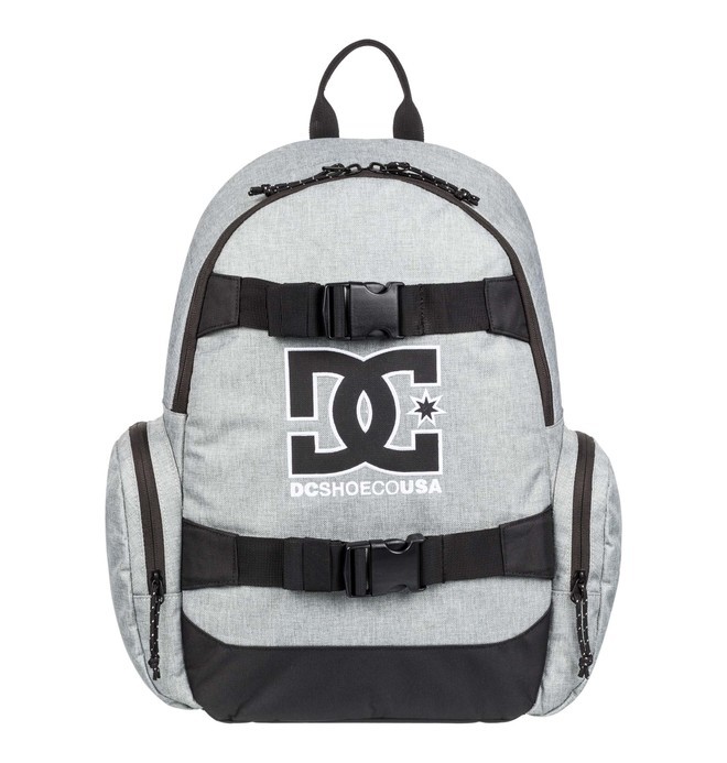 dcshoes, Lock Clocker 25L Medium Backpack, GREY HEATHER (knfh) 0 Lock Clocker 25L Medium Backpack Black EDYBP03208 DC Shoes