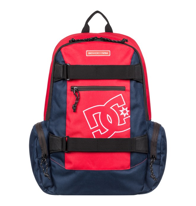 dcshoes, The Breed 26L Medium Backpack, RACING RED/SNOW WHITE (xrwr) 0 The Breed 26L Medium Backpack Red EDYBP03210 DC Shoes